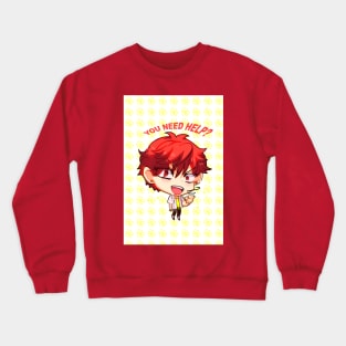 Gekkan Shoujo Nozaki kun ! Mikorin is useful! Crewneck Sweatshirt